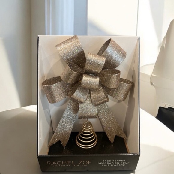 Rachel Zoe Glittery Gold Tree Topper - Picture 1 of 4
